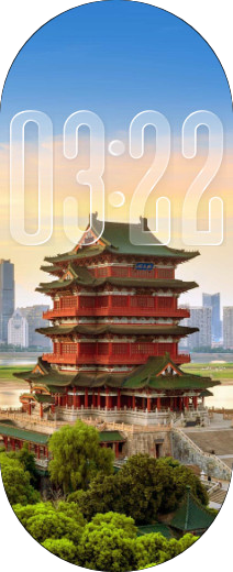 中国古建筑表盘